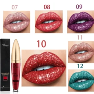 【Buy 2+ Get EXTRA 25% OFF】18 Color Diamond Shiny Long Lasting Lipstick