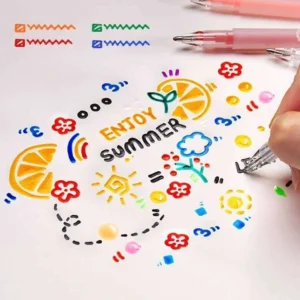 (50% OFF) 3D Glossy Jelly Ink Pen （6Pcs /pack）