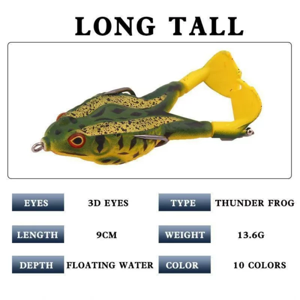 🎁Early Christmas Promotion-🐠Double Propeller Frog Soft Bait