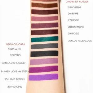 36 Colors Waterproof Non-marking Matt Velvet Lipstick Liner Pencil