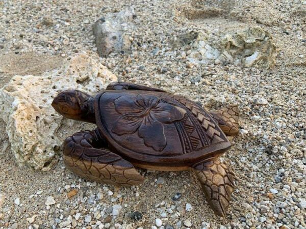 Hawaiian Turtle Wood Carving--Made in Hawaii