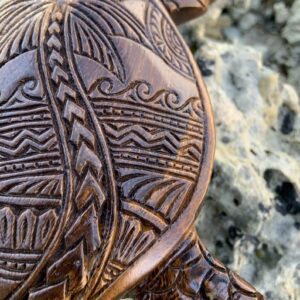 Hawaiian Turtle Wood Carving--Made in Hawaii