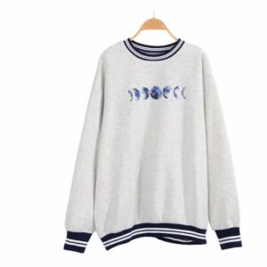 Plus Size Autumn Winter Sun Star Sweatershirts