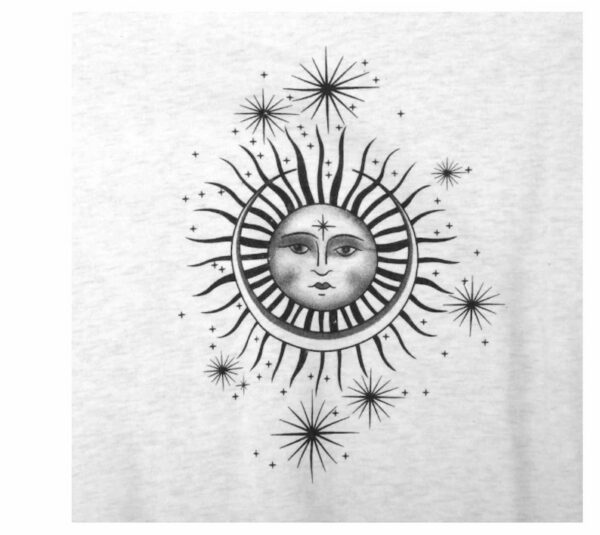 Plus Size Autumn Winter Sun Star Sweatershirts