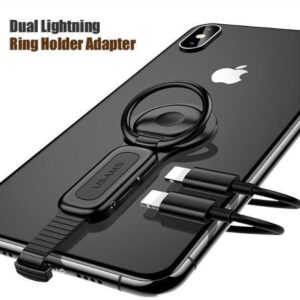 Dual Lightnings Adapter Phone Ring Holder For IPhone