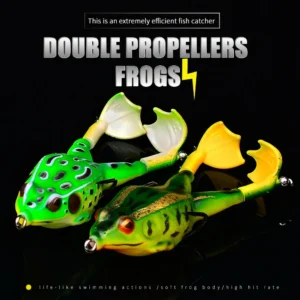 (Christmas Pre Sale - Save 50% OFF) Double Propeller Frog Lures-Buy 3 get 2 free