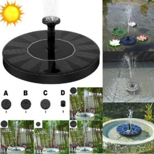 (Summer Hot Sale-50% Off) Solar Powered Fountain Pump