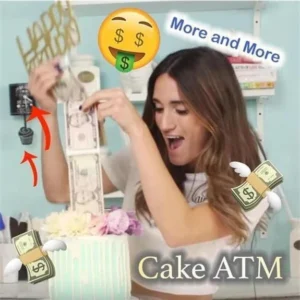 (🔥2021 Hot Sale)Cake ATM Money Box Birthday Party Surprise Gift(Buy 2 Get 1 Free)