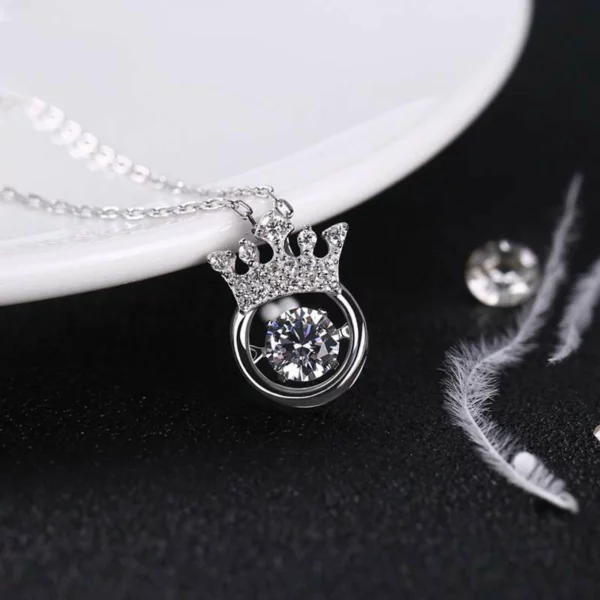 (Early XMAS SALE- 50% OFF) Beating Heart Crown Smart Necklace