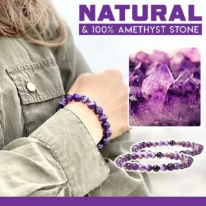 CheerSmart™ Anti-Flush Hangover Amethyst Bracelet