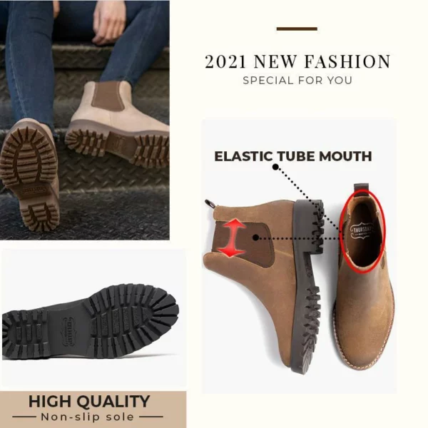 Round Toe Casual Martin Boots