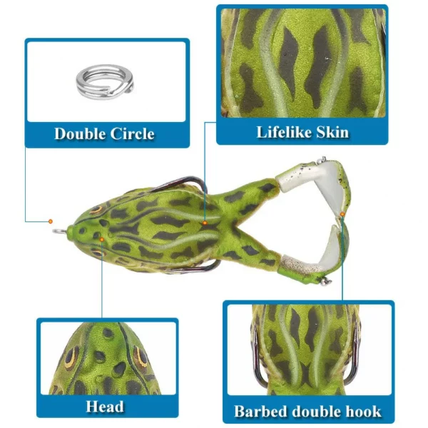 (Christmas Pre Sale - Save 50% OFF) Double Propeller Frog Lures-Buy 3 get 2 free