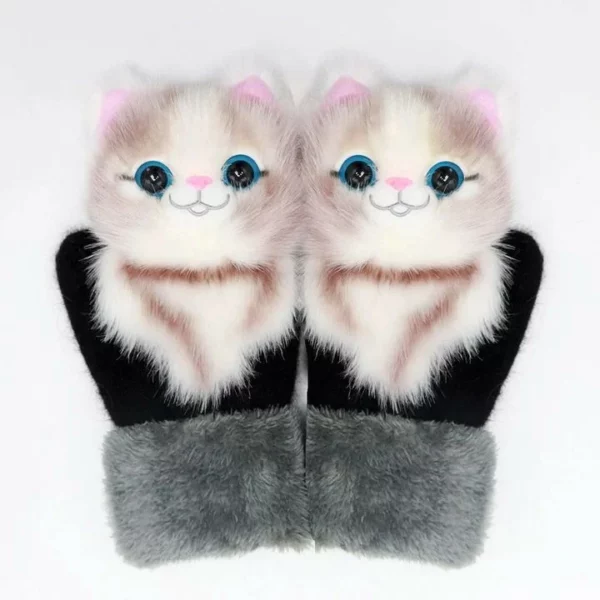 (🎅EARLY CHRISTMAS SALE - 48% OFF) 2021 new cartoon plush knitted gloves🌈