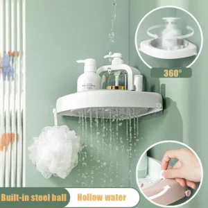 Steel Ball Rotating 360° Hollow Storage Rack