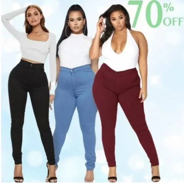 70% OFF STRETCH SLIMMING BUTT LIFT PLUS-SIZE JEANS