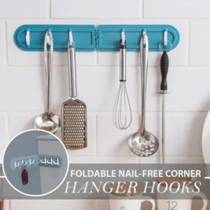 Foldable Nail-Free Corner Hanger Hooks