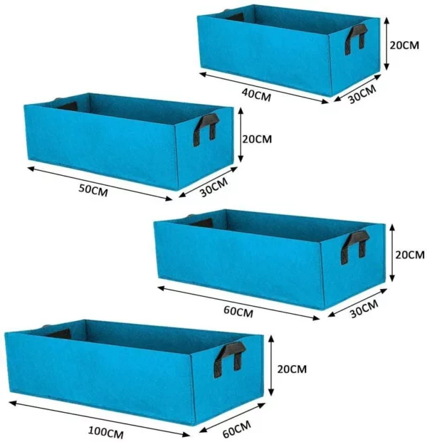 (Father's Day Sale-50% OFF) Rectangle Fabric Raised Garden Bed