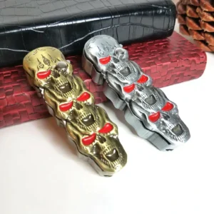 2 in 1 Red Flame Skull, A Unique Gift for Men