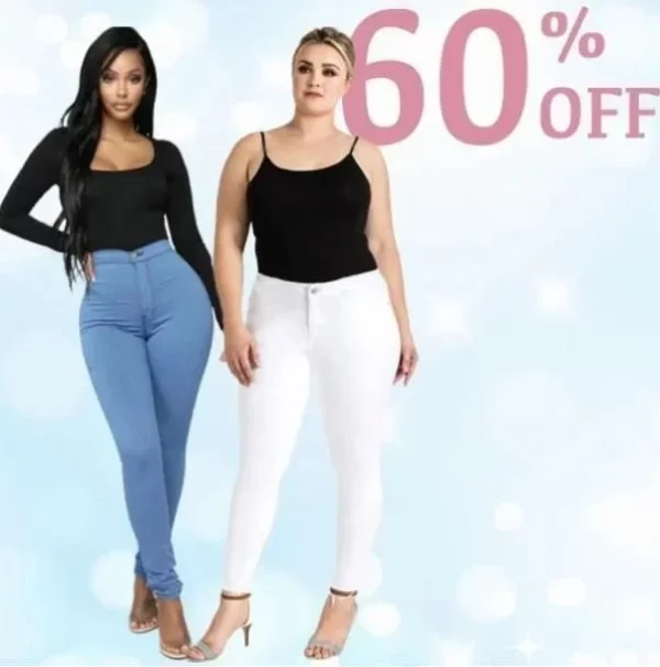 70% OFF STRETCH SLIMMING BUTT LIFT PLUS-SIZE JEANS