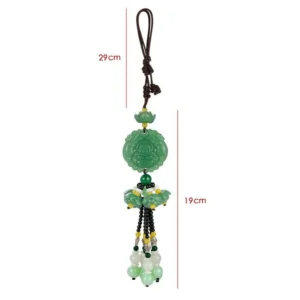 Green Jade Car Car Hanging Charm