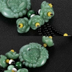 Green Jade Car Car Hanging Charm