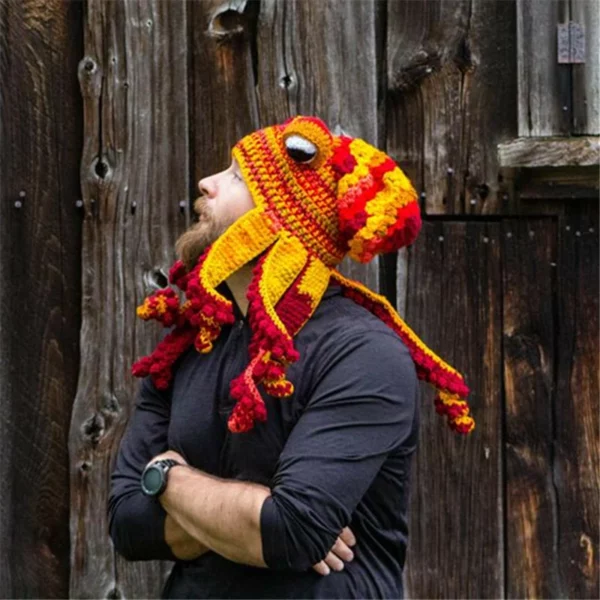 Crochet Octopus Hat —— A Very Good Birthday/Christmas Gift