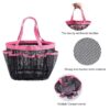 8 Compartments Compact Mesh Shower Tote Bag for Bathroom/Travel/Gym