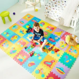 10Pcs Pattern Foam Puzzle Carpet