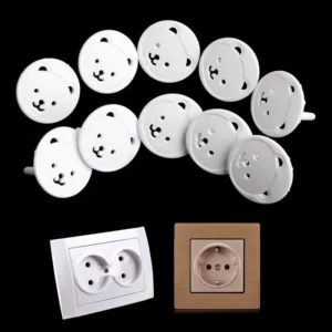 10pcs Bear EU Power Socket