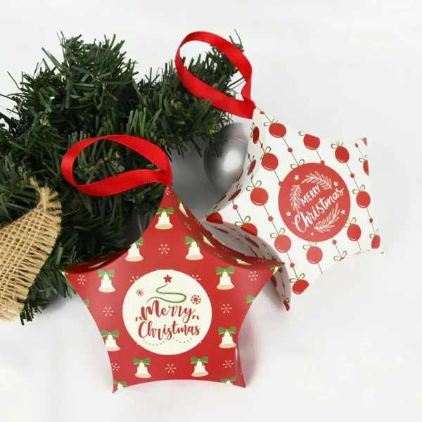 10pcs Santa Christmas Gift Boxes