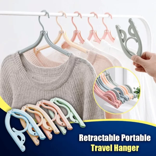 (SUMMER HOT SALE – 50% OFF) Convenience of Travel-Folding Clothes Hanger