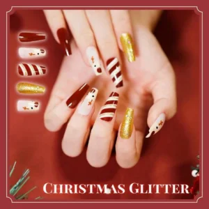 GlamGirl™ Press-On Christmas Nails