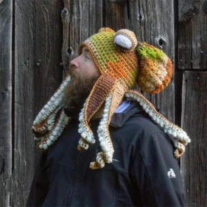 Crochet Octopus Hat —— A Very Good Birthday/Christmas Gift