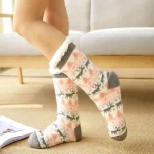 🎅🎅Christmas Sales-2021 Super Soft Warm Cozy Fleece Socks