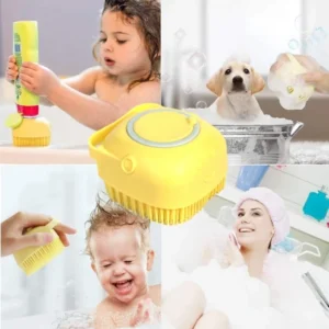 (🔥HOT SALE NOW-50% OFF) Silicone Shower Brush💦Pack of 3-Only $5.98 each