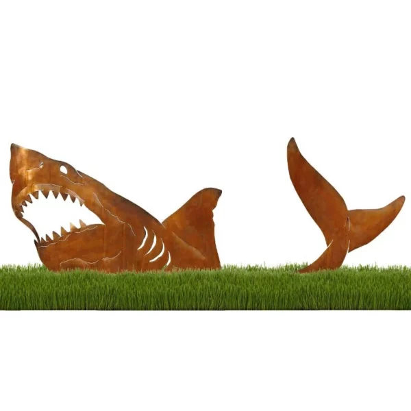 （HOT SALE）The Strongest Terrestrial Shark-Garden Decoration