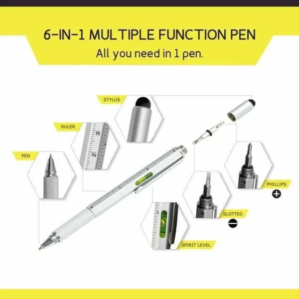 🎅(Christmas Pre Sale - Save 50% OFF) 6 In 1 Multi-Functional Stylus Pen-Buy 4 Get Extra 25% OFF