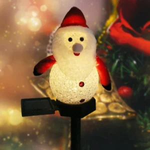 Christmas sales 50%OFF-- Waterproof solar snowman lamp.