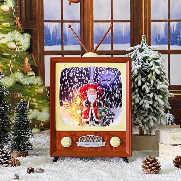 🎅Christmas Pre-Sale-50% OFF🎄Snowing Christmas Retro TV