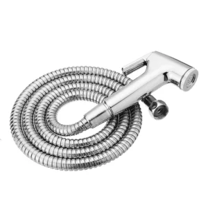 Handhold Shower Head Douche Toilet Bidet Sprayer With 1.5m Hose - Silver