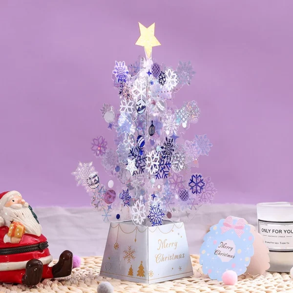 🎅(Early Christmas Sale - Save 50% OFF)Crystal Christmas Tree Pop Up Cards