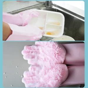 (🎄Christmas Promotion--48%OFF)Magic Silicone Dish Washing Gloves