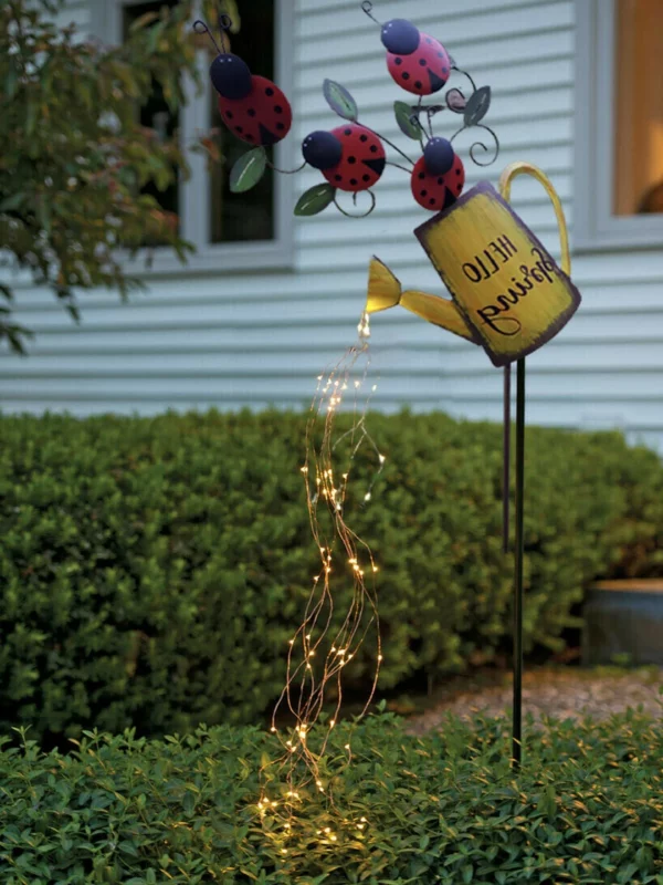 （🔥HOT SALE）Watering Can, Fairy Lights Solar LED, Magical Garden