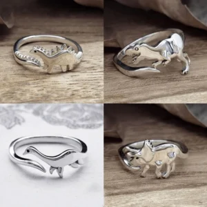 💘🎁Adjustable Cute Dinosaur Ring（BUY ONE GET ONE FREE)