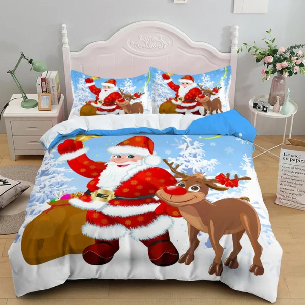 Red Truck Christmas Quilt Bedding Set. It’s The Most Wonderful Time 💗