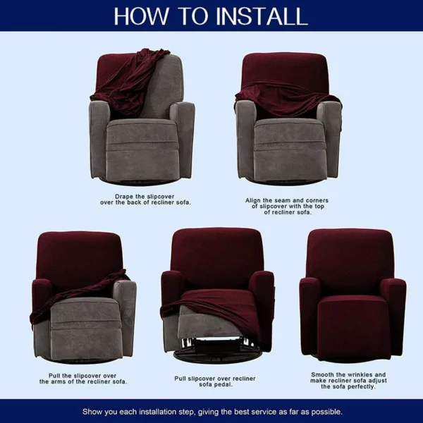 Stretchable Recliner Sofa Slipcover(🔥 Special Offer - 50% OFF )