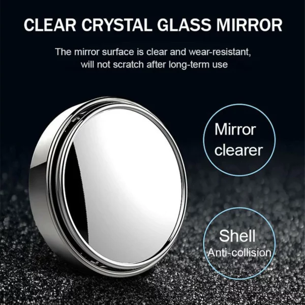 (🎄Early Christmas Sale NOW-40% OFF)360° Rotation Car Reversing Small Round Mirrors (2pcs)