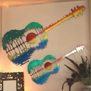 (🎅HOT SALE NOW🎄)Abstract Guitar Metal | Guitarist Art | Ideal Gift For Guitar