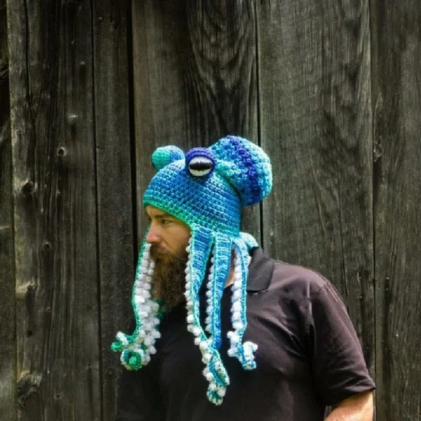 Crochet Octopus Hat —— A Very Good Birthday/Christmas Gift