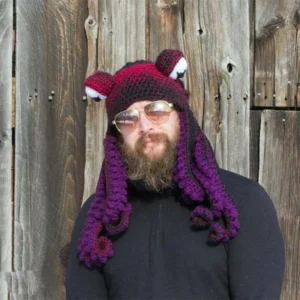 Crochet Octopus Hat —— A Very Good Birthday/Christmas Gift